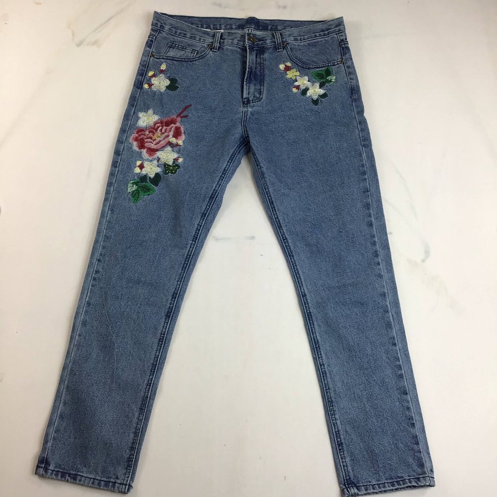 Charlie Charlie Charlotte Women's Denim Blue Skinny Jeans Size L